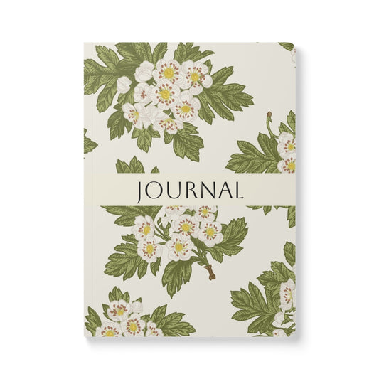 May Birth Flower Inspired Wellness Journal | Mindfulness | Affirmation | Lily of the Valley & Hawthorn