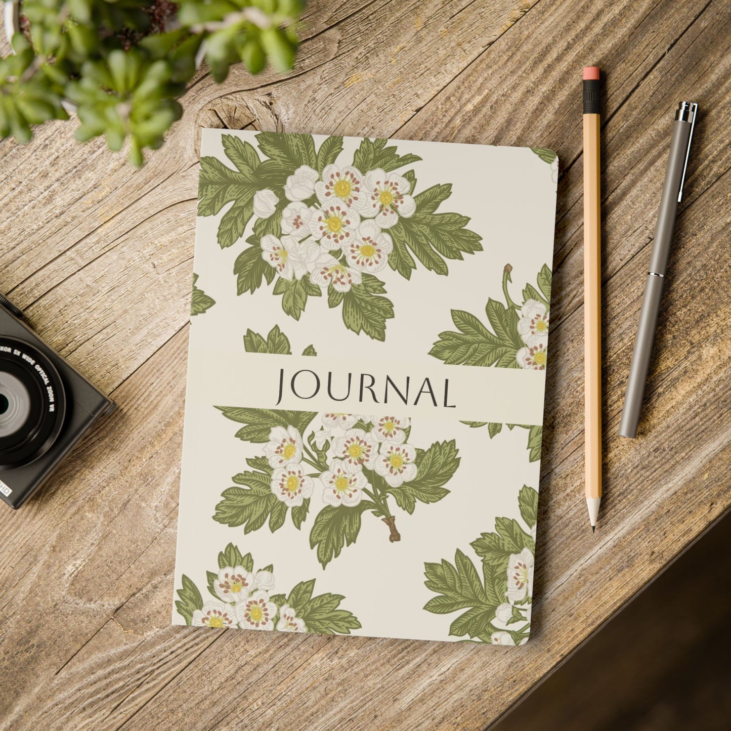 May Birth Flower Inspired Wellness Journal | Mindfulness | Affirmation | Lily of the Valley & Hawthorn