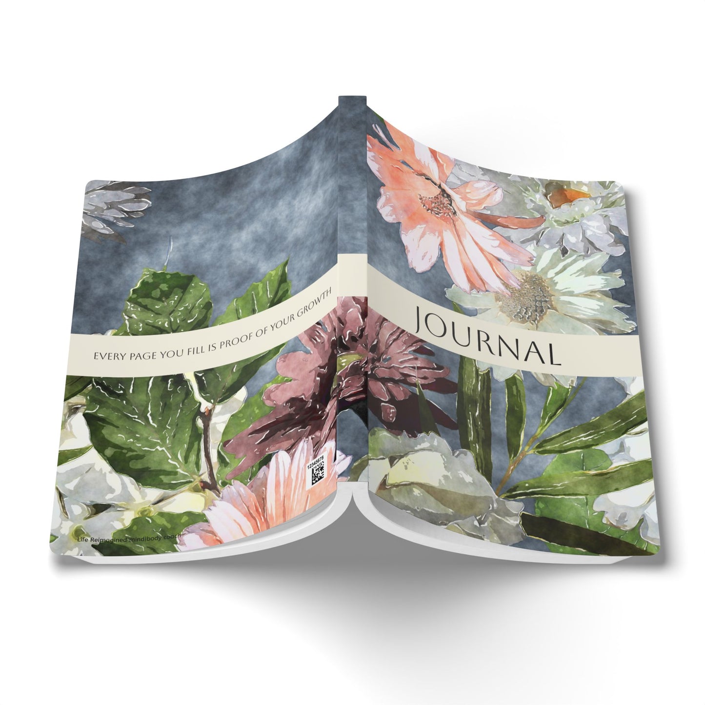 September Birth Flower Inspired Wellness Journal | Mindfulness | Affirmation | Aster & Morning Glory