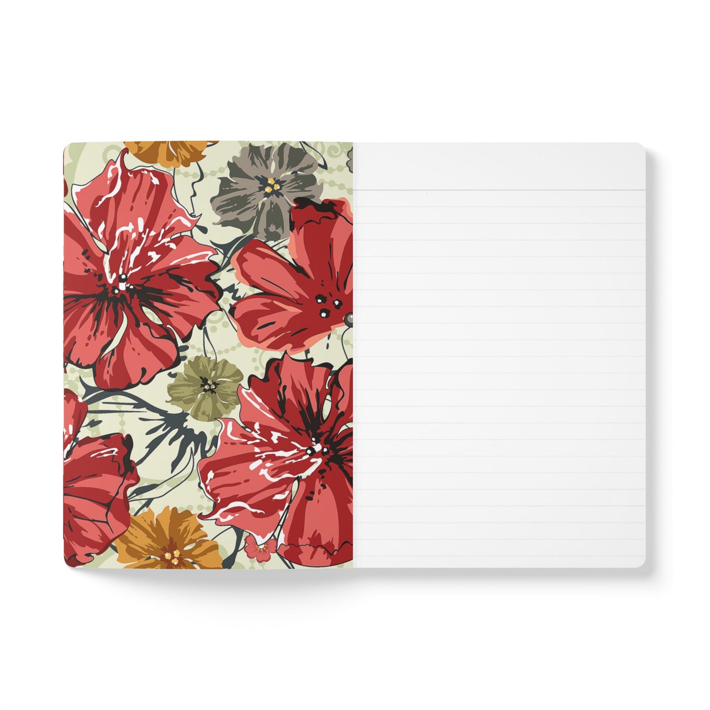 August Birth Flower Inspired Wellness Journal | Mindfulness | Affirmation | Gladiolus & Poppy