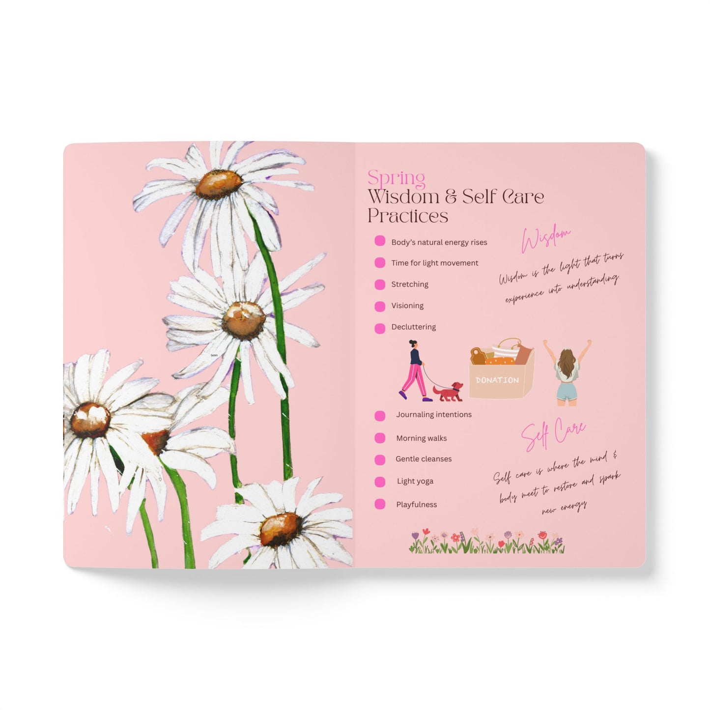 Spring Wellness Journal | Planting Guide | Seasonal Foods | Self Care Practices