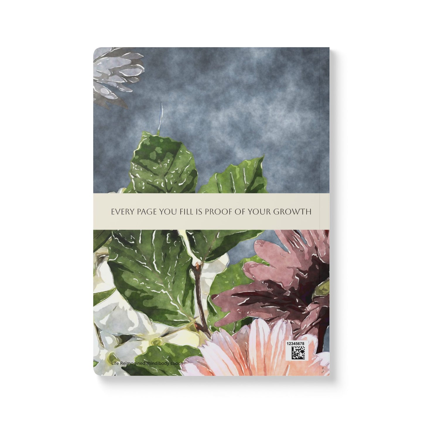 September Birth Flower Inspired Wellness Journal | Mindfulness | Affirmation | Aster & Morning Glory