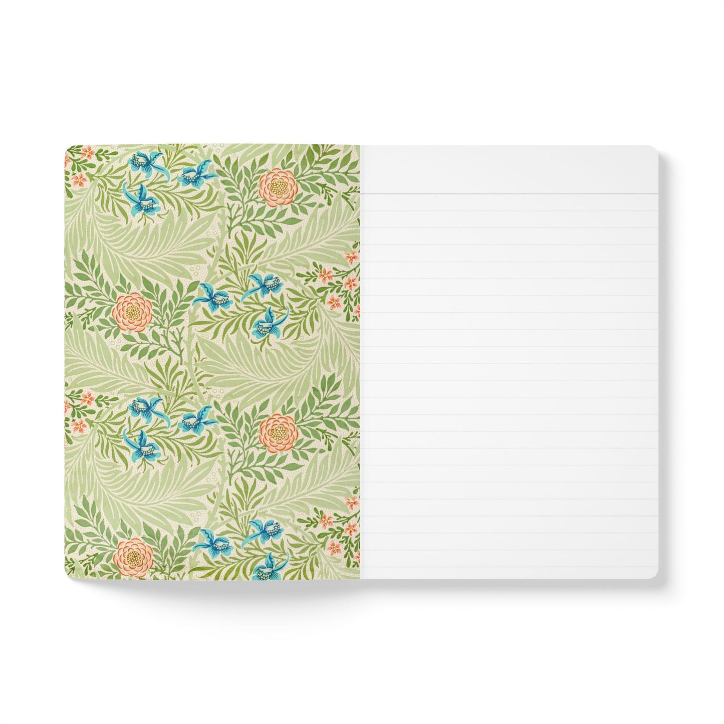 July Birth Flower Inspired Wellness Journal | Mindfulness | Affirmation | Larkspur & Water Lily