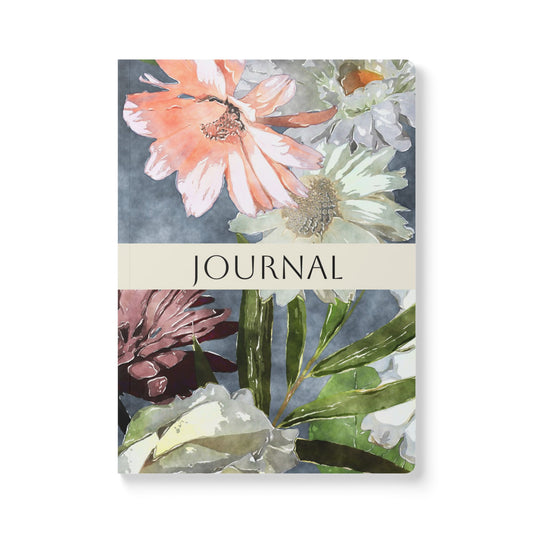 September Birth Flower Inspired Wellness Journal | Mindfulness | Affirmation | Aster & Morning Glory