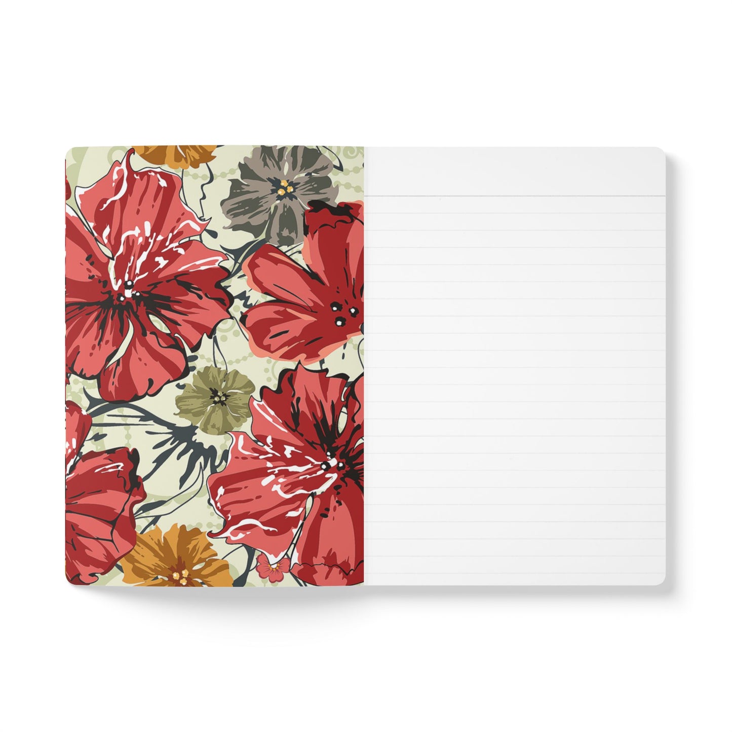 August Birth Flower Inspired Wellness Journal | Mindfulness | Affirmation | Gladiolus & Poppy