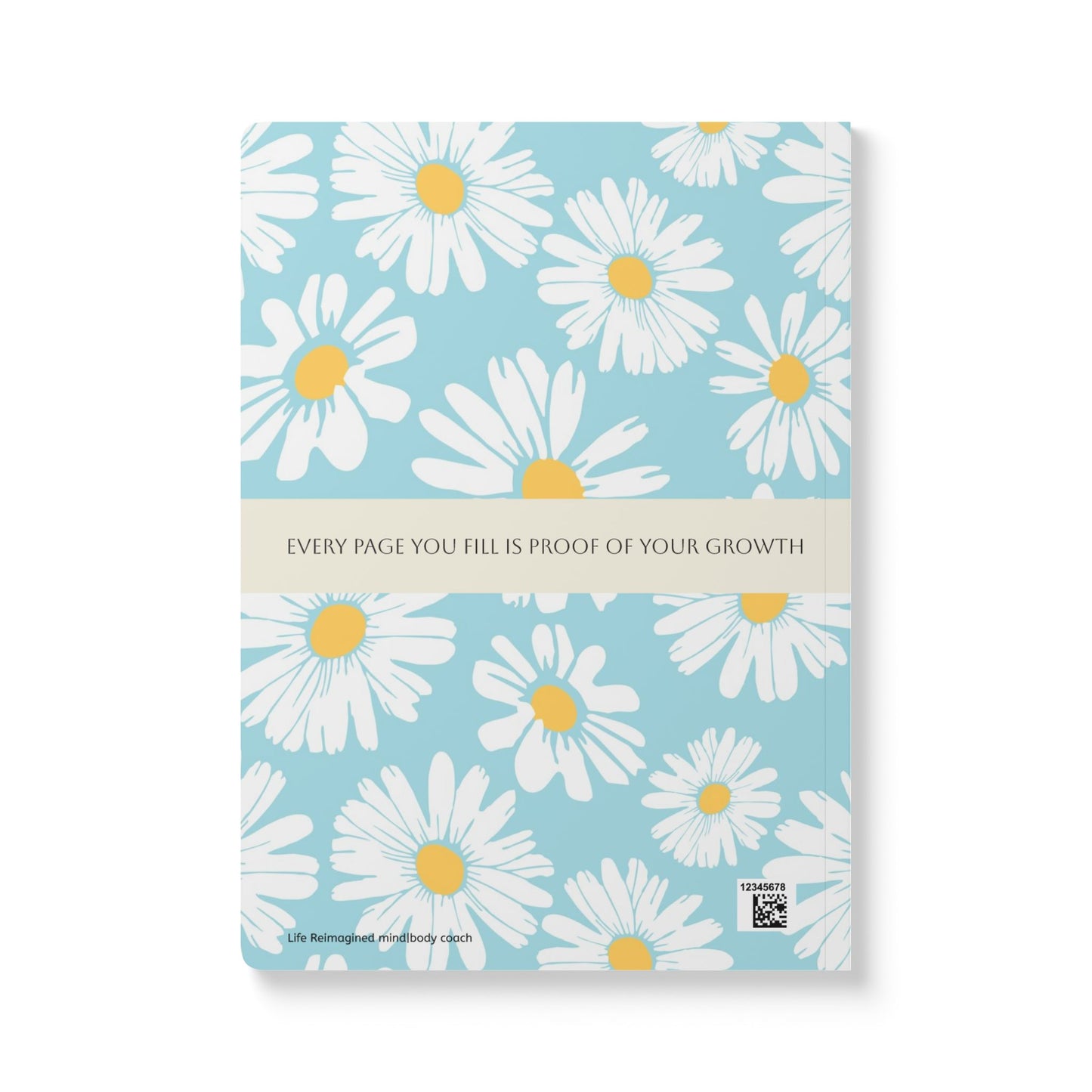 April Birth Flower Inspired Wellness Journal | Mindfulness | Affirmation | Daisy & Sweet Pea
