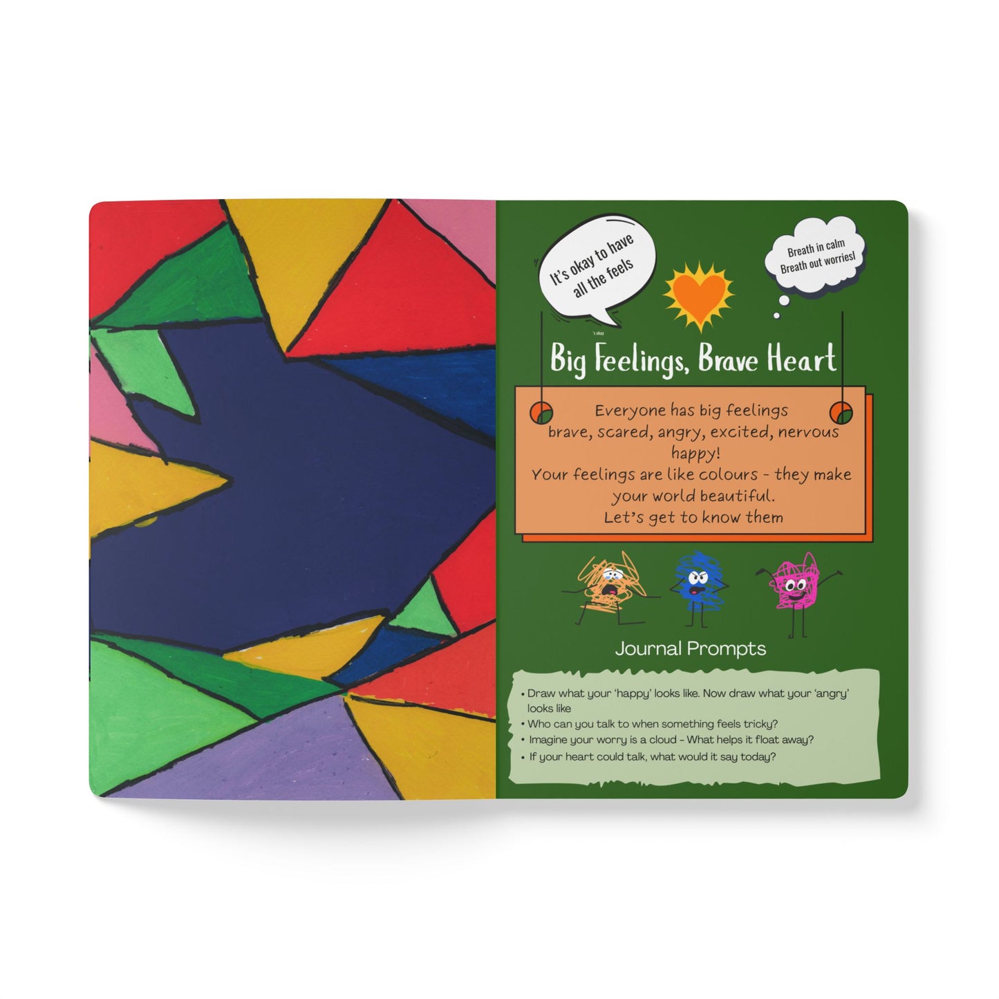 Shine From the Inside: A Journal for Awesome Kids | Prompt Ideas | Encouragement | Education | Creative Expression