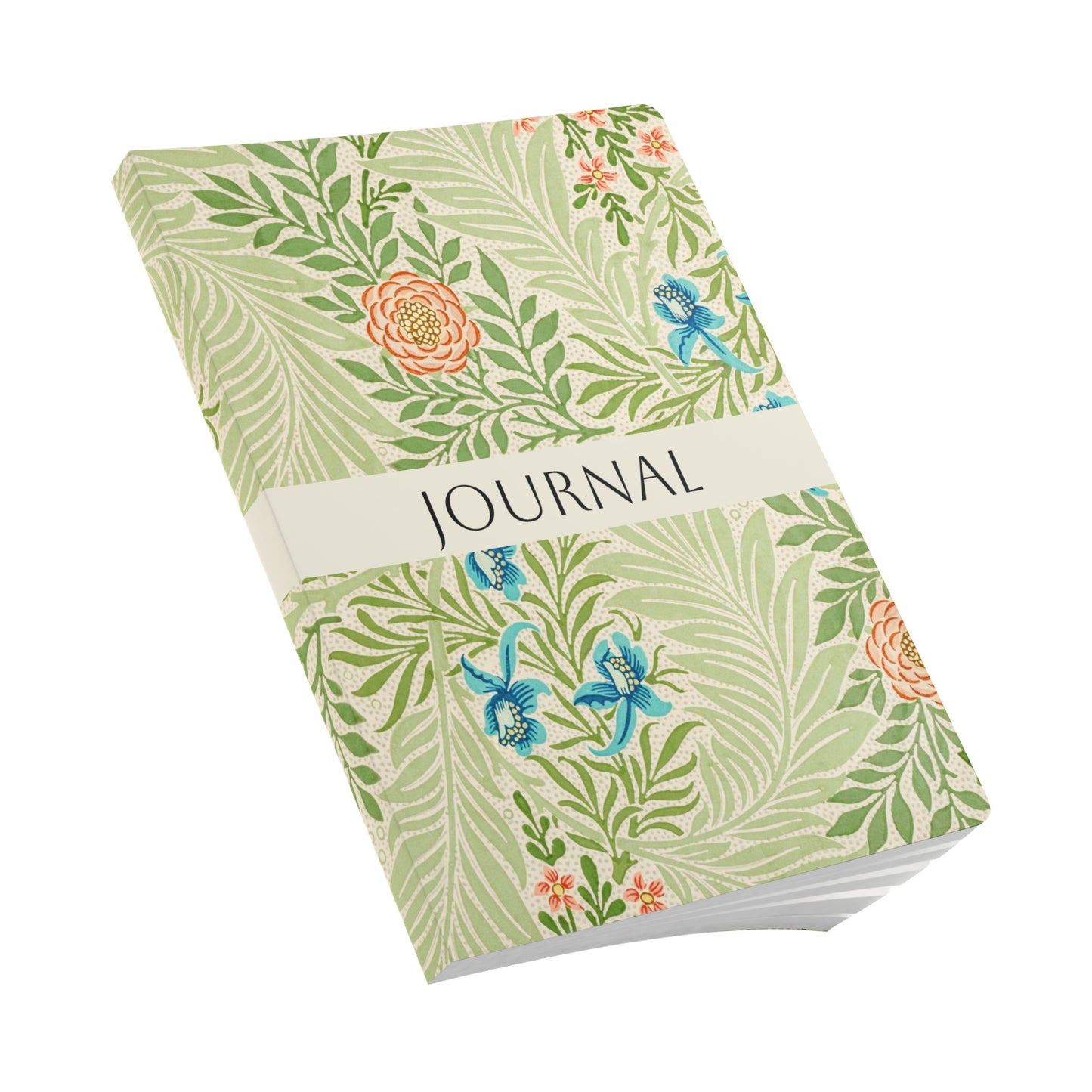 July Birth Flower Inspired Wellness Journal | Mindfulness | Affirmation | Larkspur & Water Lily