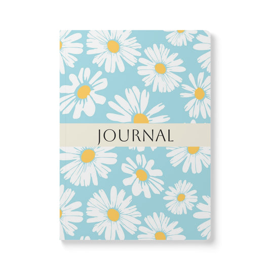 April Birth Flower Inspired Wellness Journal | Mindfulness | Affirmation | Daisy & Sweet Pea