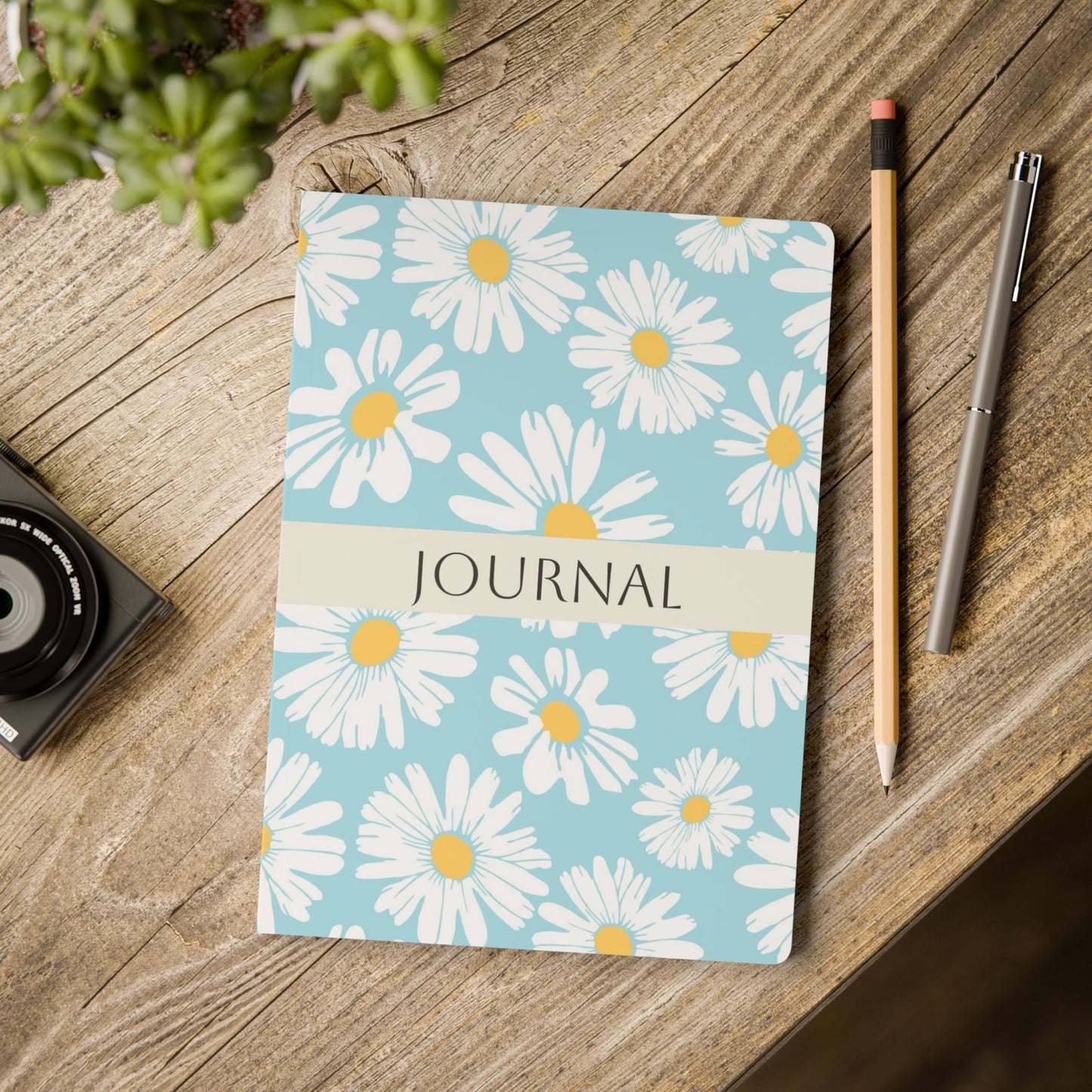April Birth Flower Inspired Wellness Journal | Mindfulness | Affirmation | Daisy & Sweet Pea