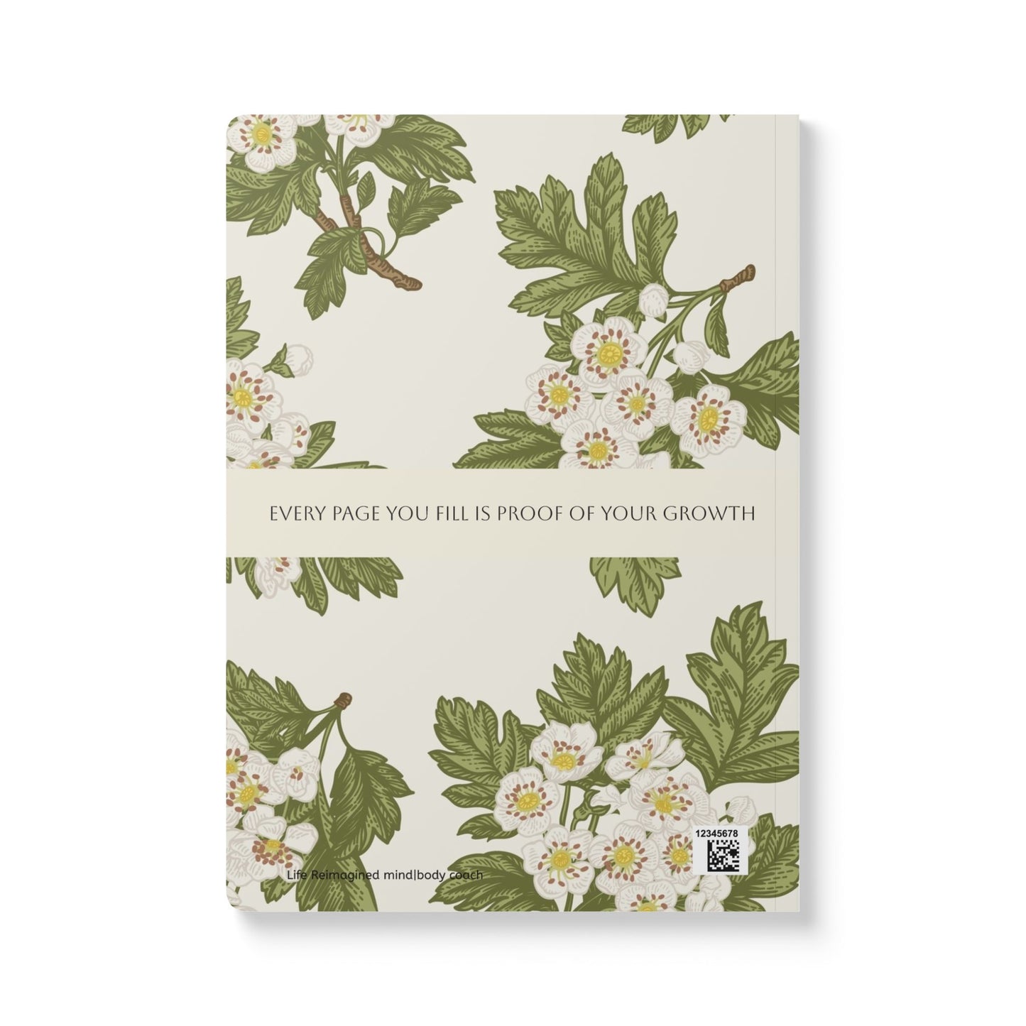 May Birth Flower Inspired Wellness Journal | Mindfulness | Affirmation | Lily of the Valley & Hawthorn