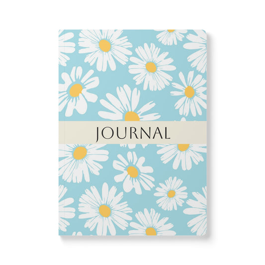 April Birth Flower Inspired Wellness Journal | Mindfulness | Affirmation | Daisy & Sweet Pea