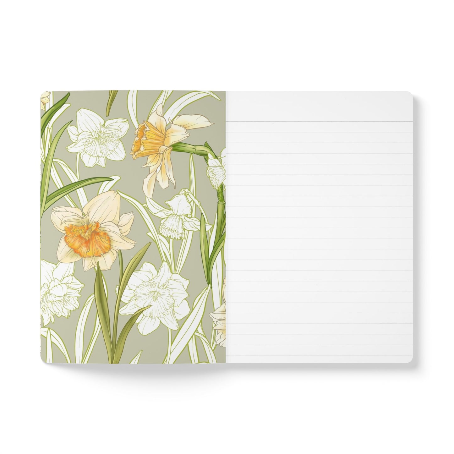 March Birth Flower Inspired Wellness Journal | Mindfulness | Affirmation | Daffodil & Jonquil