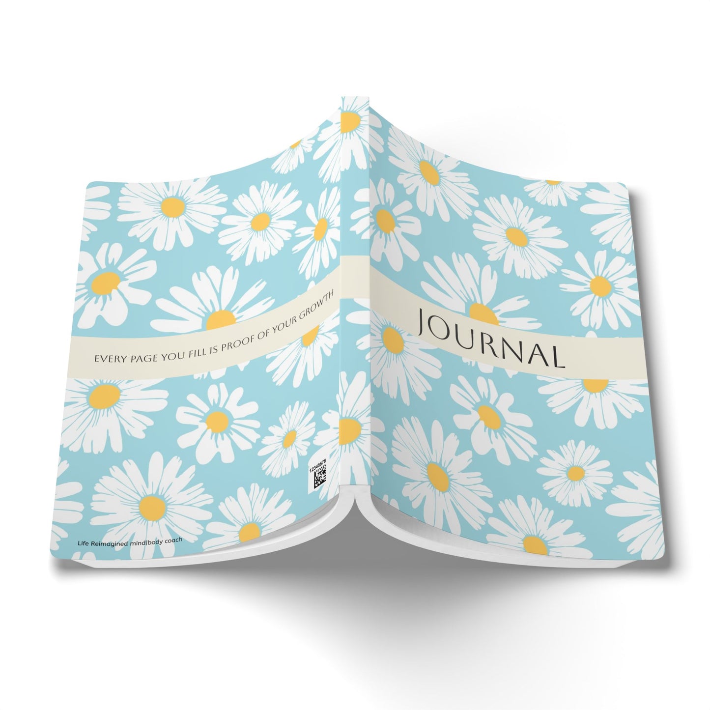 April Birth Flower Inspired Wellness Journal | Mindfulness | Affirmation | Daisy & Sweet Pea