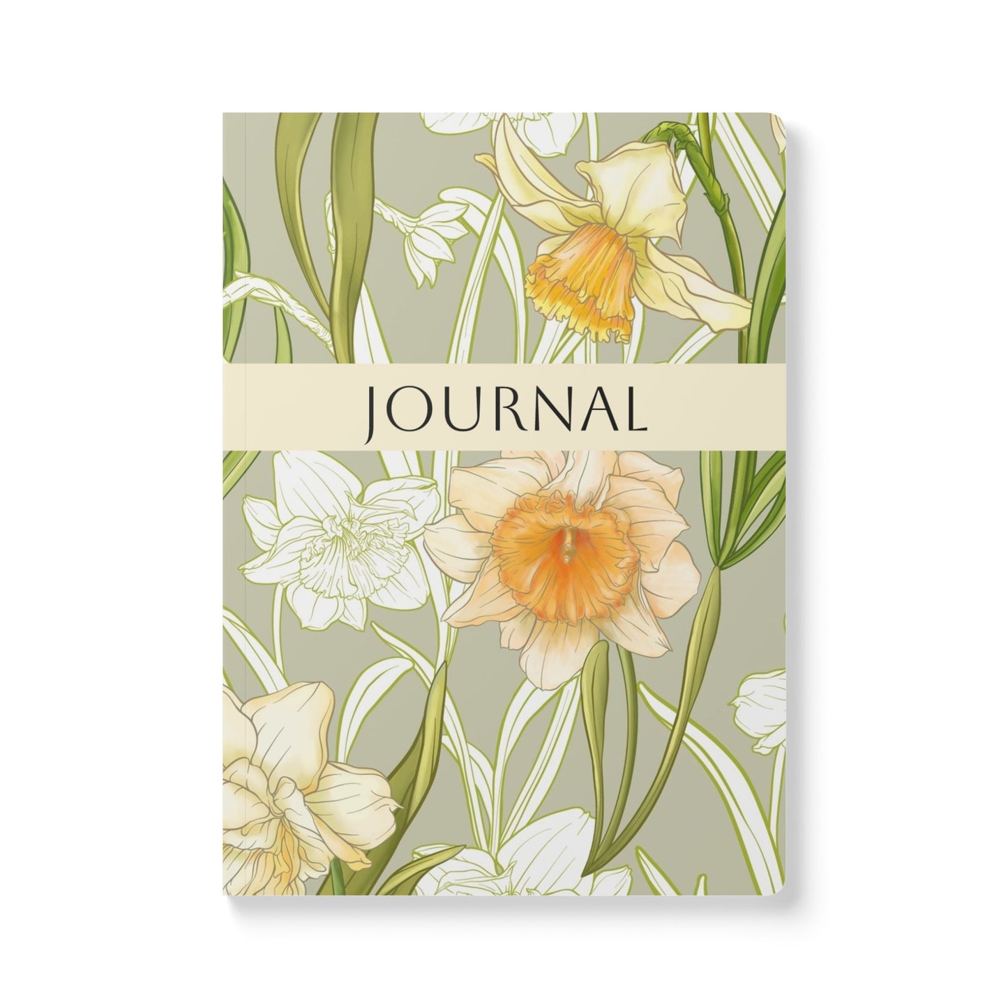March Birth Flower Inspired Wellness Journal | Mindfulness | Affirmation | Daffodil & Jonquil