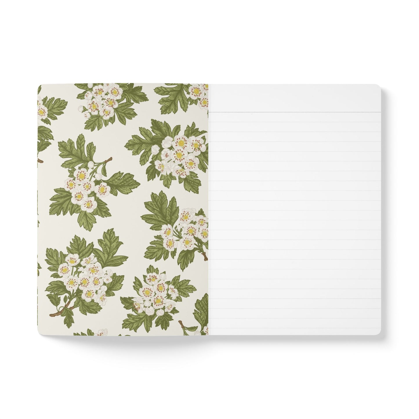 May Birth Flower Inspired Wellness Journal | Mindfulness | Affirmation | Lily of the Valley & Hawthorn