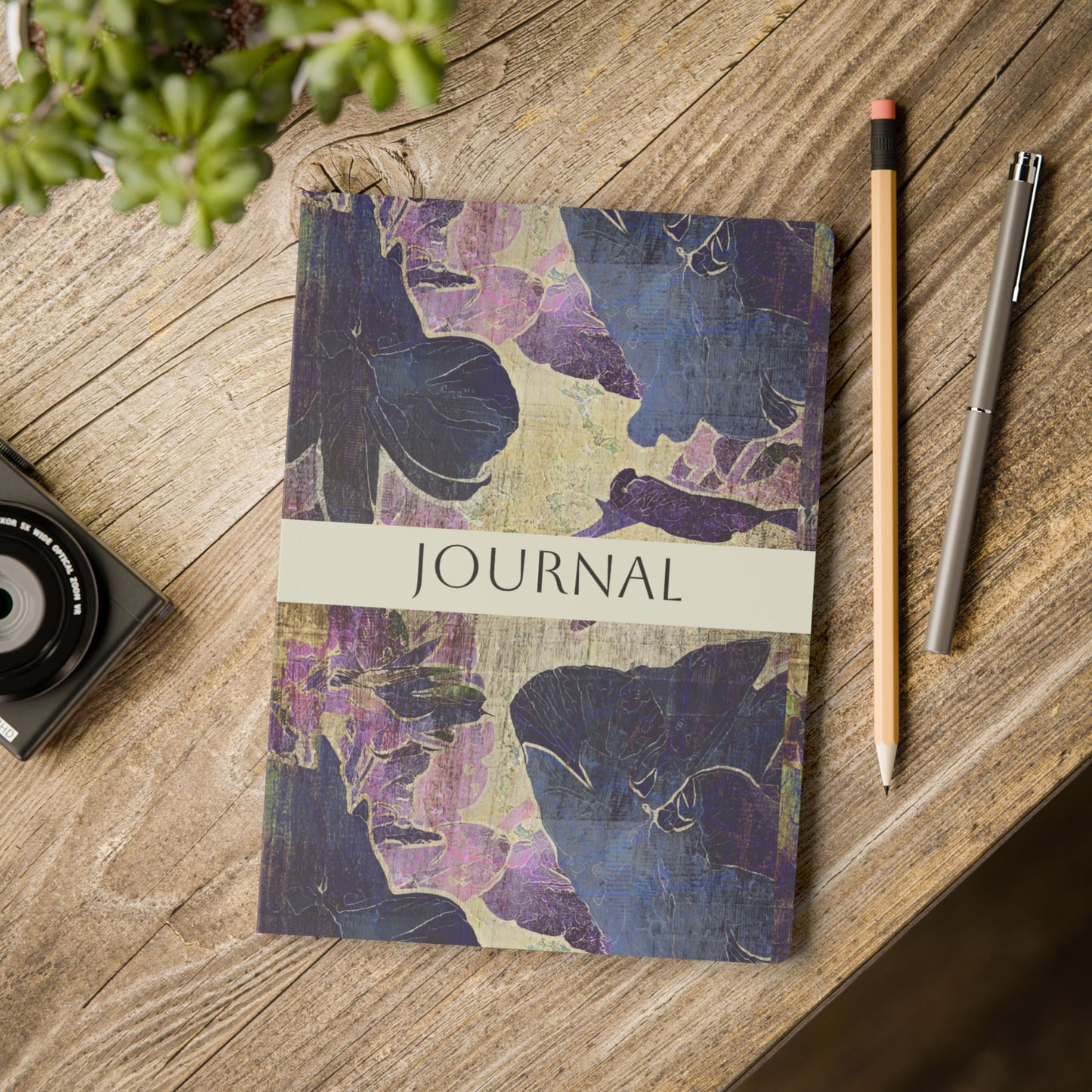 February Birth Flower Inspired Wellness Journal | Mindfulness | Affirmation | Violet & Primrose