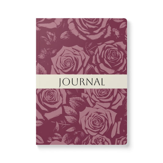 June Birth Flower Inspired Wellness Journal | Mindfulness | Affirmation | Rose & Honeysuckle