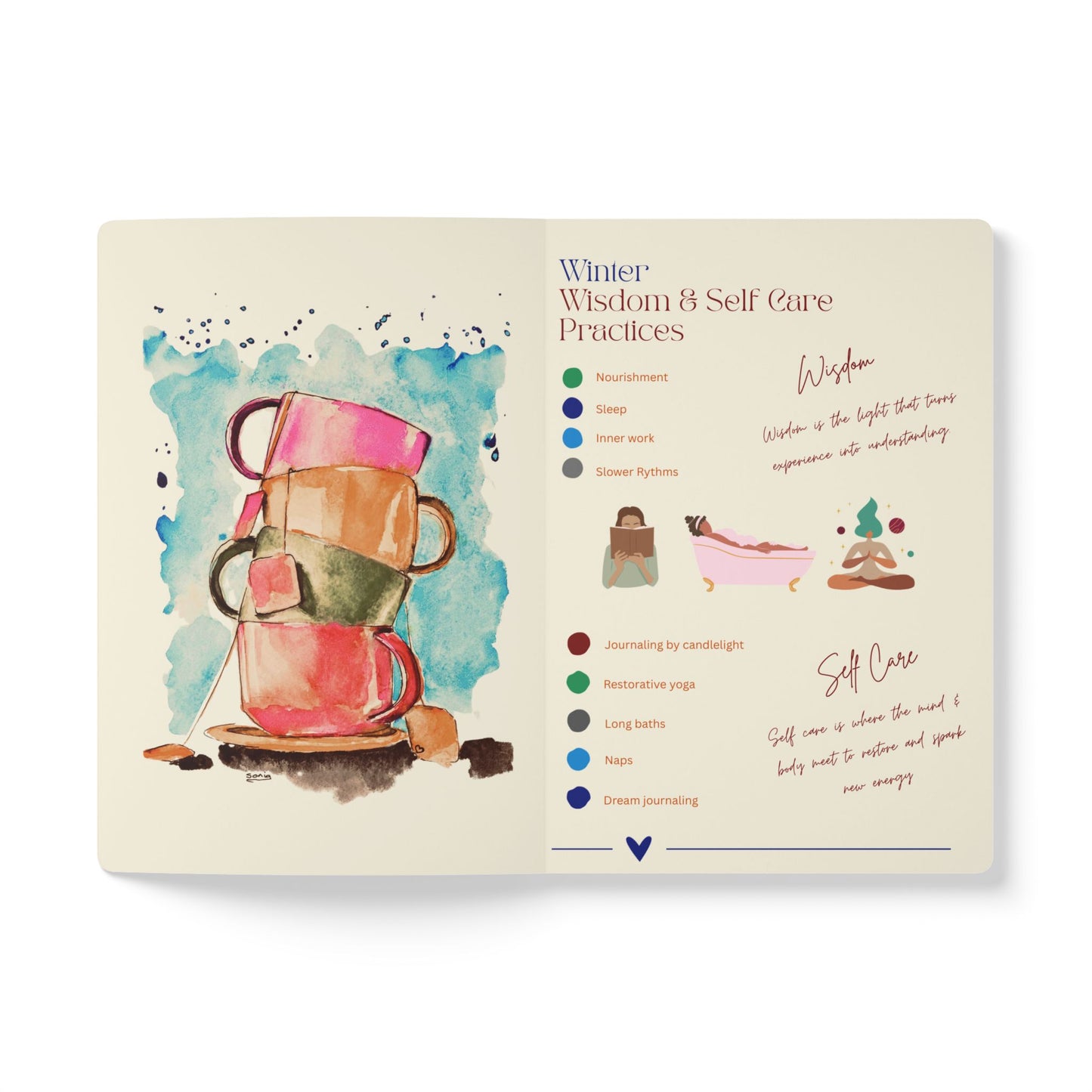 Winter Wellness Journal | Planting Guide | Seasonal Foods | Self Care Practices