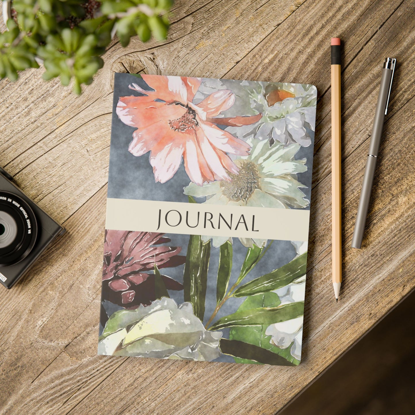 September Birth Flower Inspired Wellness Journal | Mindfulness | Affirmation | Aster & Morning Glory
