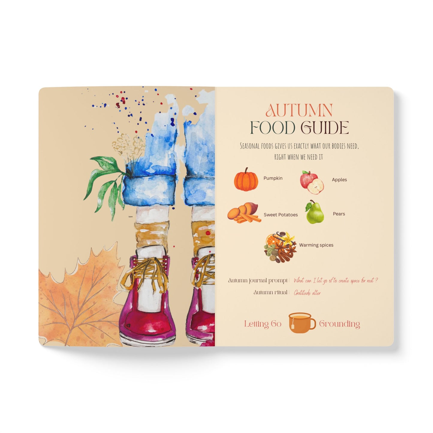 Autumn Wellness Journal | Planting Guide | Seasonal Foods | Self Care practices