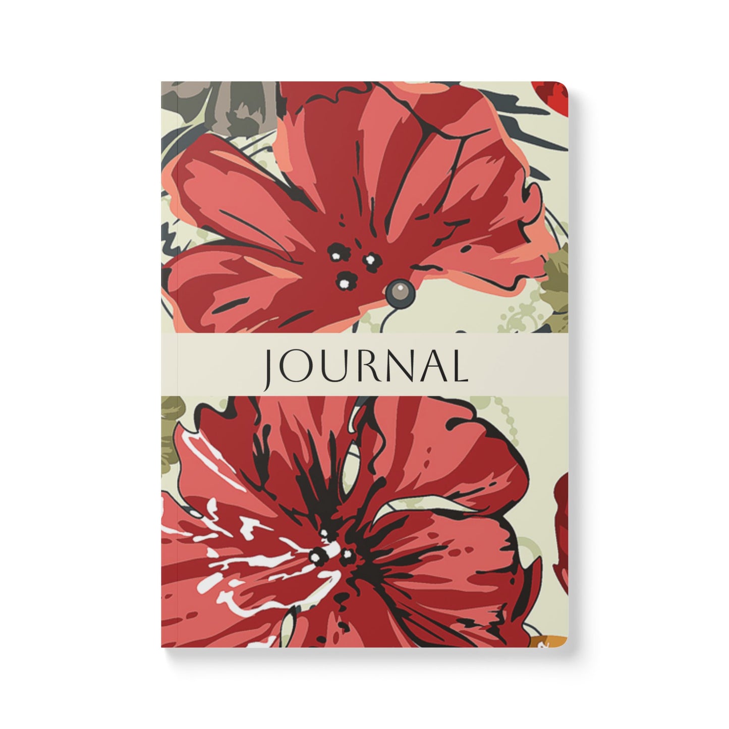 August Birth Flower Inspired Wellness Journal | Mindfulness | Affirmation | Gladiolus & Poppy