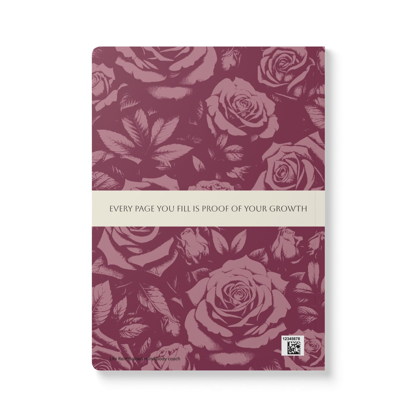 June Birth Flower Inspired Wellness Journal | Mindfulness | Affirmation | Rose & Honeysuckle