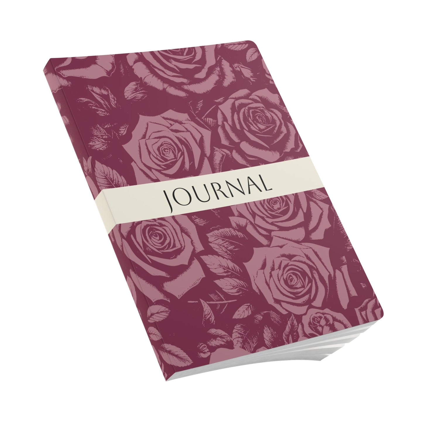 June Birth Flower Inspired Wellness Journal | Mindfulness | Affirmation | Rose & Honeysuckle
