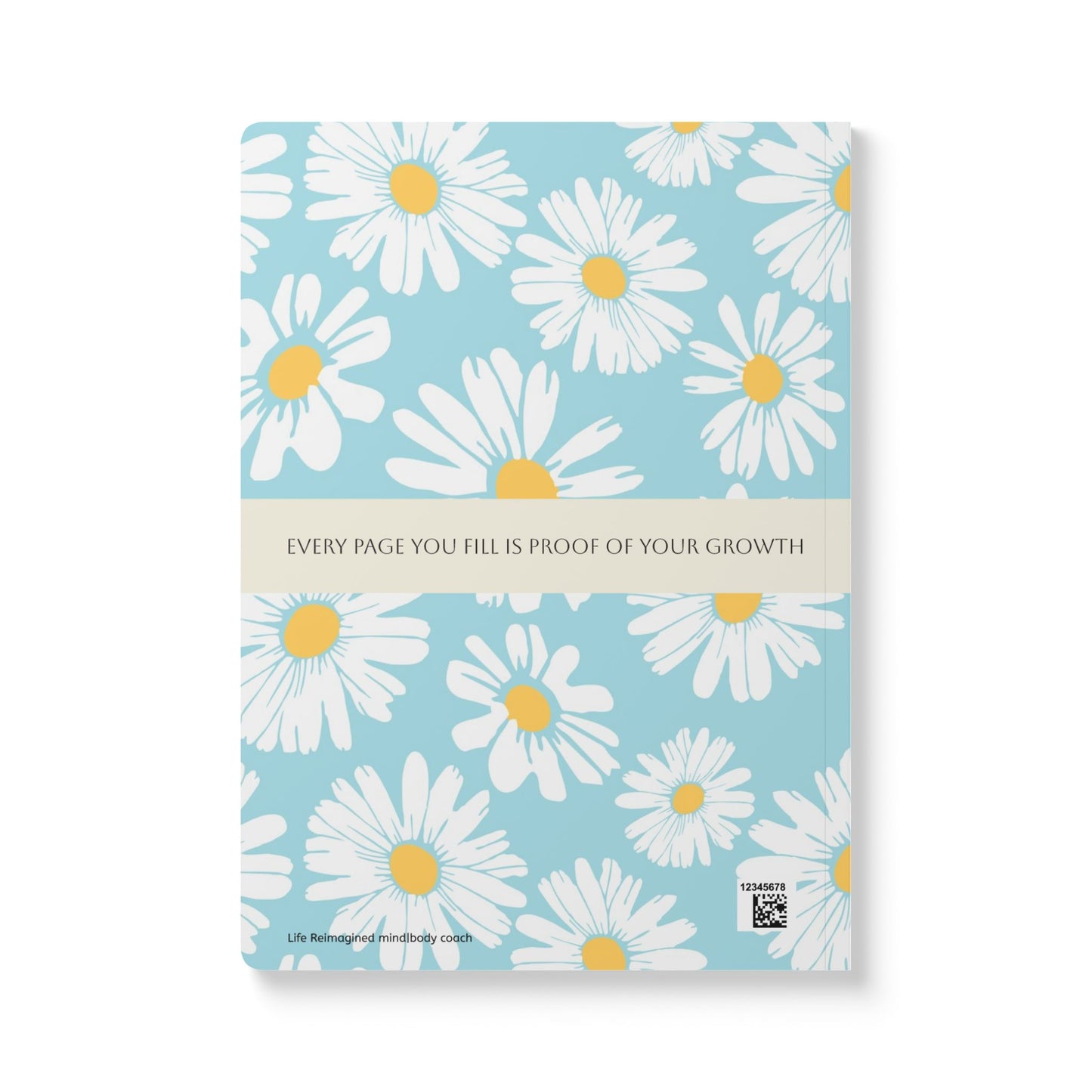 April Birth Flower Inspired Wellness Journal | Mindfulness | Affirmation | Daisy & Sweet Pea