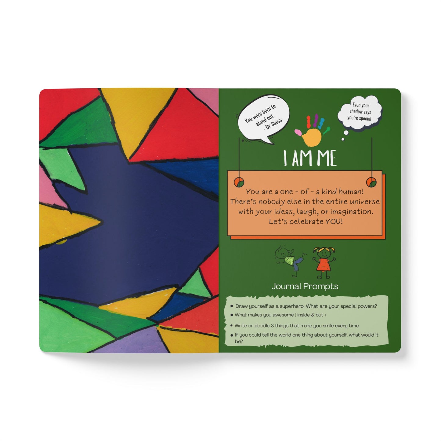 Shine From the Inside: A Journal for Awesome Kids | Prompt Ideas | Encouragement | Education | Creative Expression