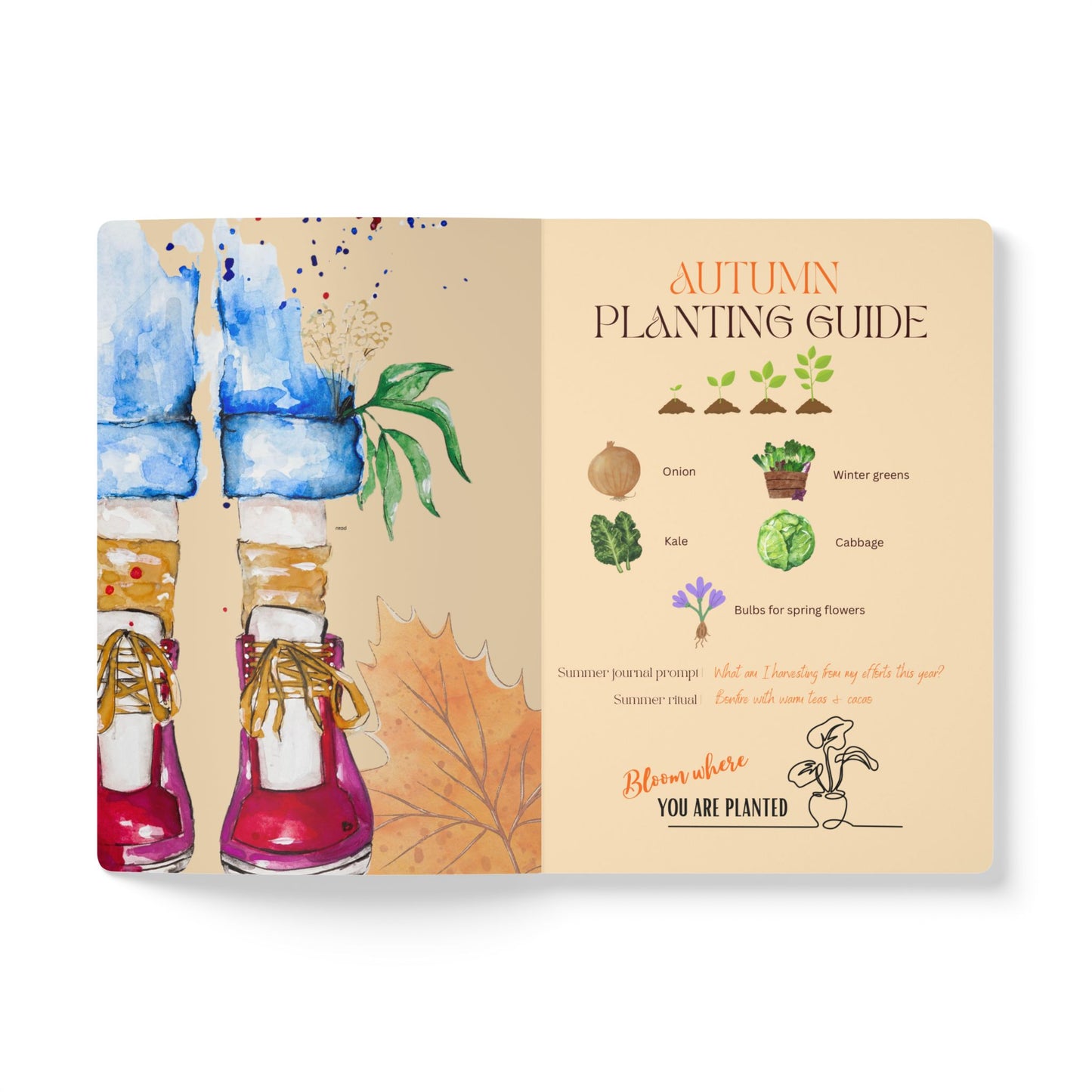 Autumn Wellness Journal | Planting Guide | Seasonal Foods | Self Care practices