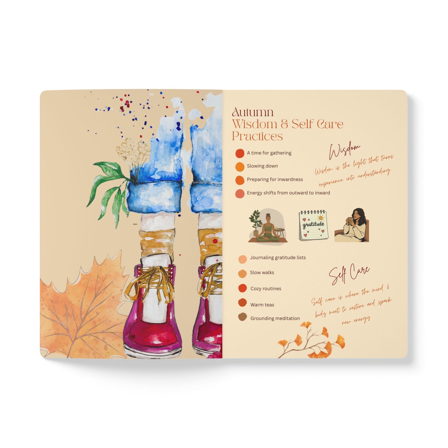 Autumn Wellness Journal | Planting Guide | Seasonal Foods | Self Care practices