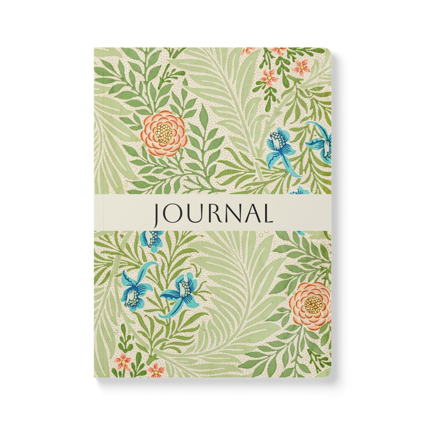 July Birth Flower Inspired Wellness Journal | Mindfulness | Affirmation | Larkspur & Water Lily
